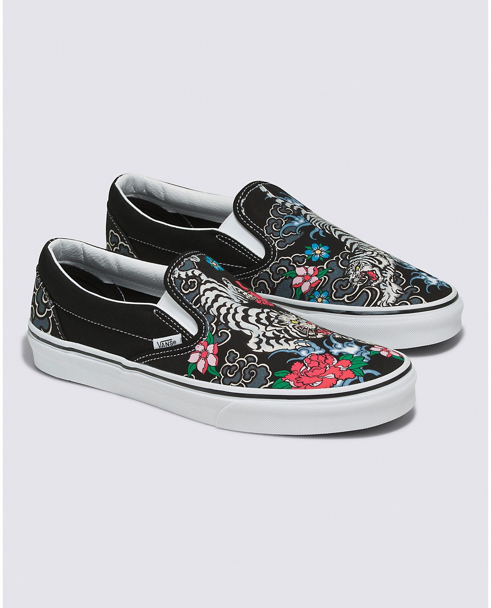 Floral vans slip ons best sale